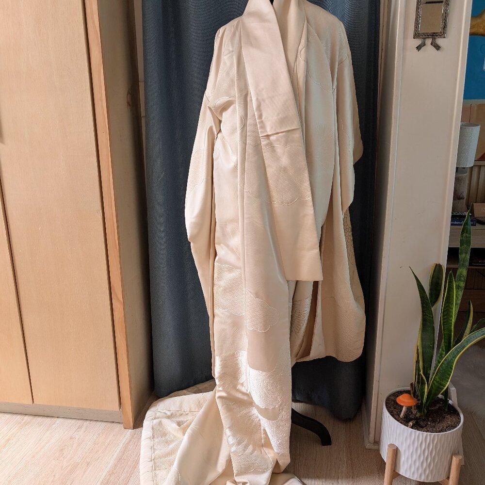 Traditional Japanese wedding kimono